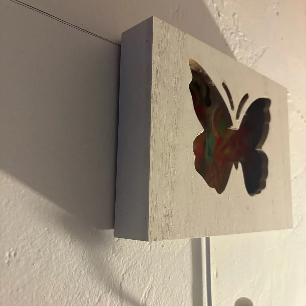 🦋 Butterfly Wall Hook & Decorative Plaque | Cottage / Farmhouse Decor 🦋